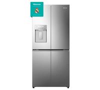 Hisense RQ5P470SYID nevera puerta lado a lado Independiente 483 L D Acero inoxidable