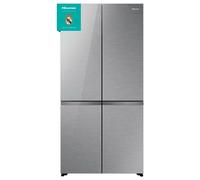 Frigorífico americano Hisense RQ5P605NSVE - 4 puertas, Total No Frost, Inox