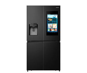 frigorifico americano hisense rq760n4ife. nofrost e negro