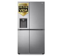 LG GSLV70PZTD nevera puerta lado a lado Independiente 635 L D Metálico, Plata