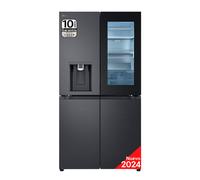 LG InstaView GMG961EVKE nevera puerta lado a lado Independiente 637 L E Negro, Acero inoxidable