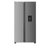 Frigorífico americano, No Frost, 529L, dispensador de agua, Clase D, Inox, VALBERG SBS 529 WD D X742C2