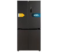 Frigorífico Bolero CoolMarket 4D 490 Dark 4 Puertas 490L Inverter NoFrost MultiAirFlow Metal Cooling