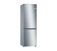 Bosch Serie 2 KGN33NLEB nevera y congelador Independiente 282 L E Acero inoxidable