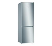 Bosch Serie 2 KGN33NLEB nevera y congelador Independiente 282 L E Acero inoxidable