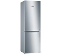 Bosch Serie 2 KGN36NLEA nevera y congelador Independiente 305 L E Acero inoxidable