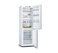 Bosch KGN36VWDB Serie 4, Frigorífico combinado de libre instalación, 186 x 60 cm, Blanco, Total NoFrost