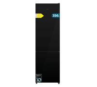 Frigorífico Combi Cecotec Bolero CoolMarket 200cm 356L D Cristal Negro Total No Frost