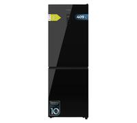 Frigorífico combi cristal negro, clase c, max inside con vip tech, co