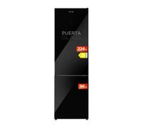 Frigorífico combi evvo f55b glass, 226 l + 96 l, total no frost, cristal negro