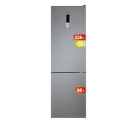Frigorífico Combi Evvo F55X Total No Frost 186cm 322L D Inox