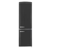Frigorífico Combi Exquisit RKGC250-70-H-160E Defrost 183cm 244L E Negro Retro
