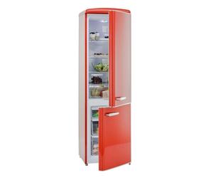Frigorífico Combi Exquisit RKGC250-70-H-160E Defrost 183cm 244L E Rojo