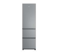 frigorifico combi haier htr3518enmx nofrost e alto 185 cm ancho 55 cm inox