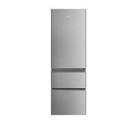 FRIGORIFICO COMBI HAIER HTR3618CNMG NOFROST C ALTO 185 CM APROX. ANCHO 59.5 CM APROX. TITANIO