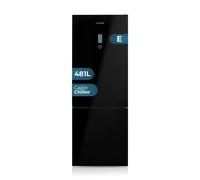 Frigorífico Combi Hyundai HC19700ENFDN No Frost 192cm 481L E Cristal negro