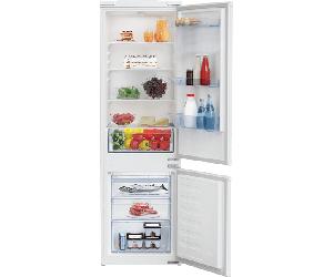 frigorifico combi integrable beko bcsa285k4sn sin nofrost e alto 177 cm ancho 54 cm