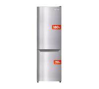 Frigorífico combi no frost 180 cm inox evvo f52 , motor inverter, sistema de enfriamiento multi air flow, luz led interior, smart eco, fast cooling nergética e