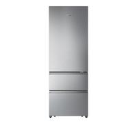 Frigorífico Combi No Frost, 2 cajones, 493L, Clase D, Inox 200cm 70cm Ancho VALBERG