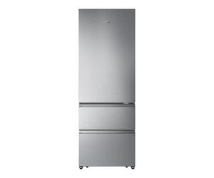 Frigorífico Combi No Frost, 2 cajones, 493L, Clase D, Inox 200cm 70cm Ancho VALBERG