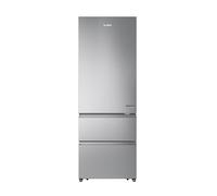 Frigorífico Combi No Frost, 2 cajones, 493L, Clase E, Inox 200cm 70cm Ancho VALBERG