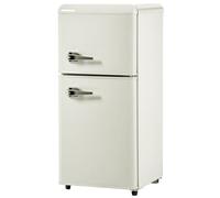 Frigorífico Con Congelador 22L,Combinación De Frigorífico-Congelador 60L,86,8Cm De Alto,45,5Cm De Ancho, Diseño De Doble Puerta,102Kwh/Año,7 Ajustes De Temperatura,Iluminación LED,White