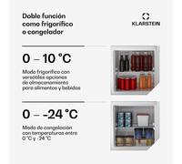 frigorífico/congelador Irene | compacto | congelador y frigorífico en uno | económico Klarstein