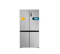 Cecotec frigorífico americano 4 puertas inox de 490 l coolmarket 4d 4