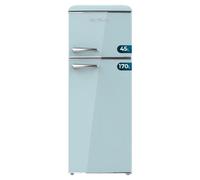 Frigorífico Retro 215L Azul con Ahorro Energético y Control de Temperatura de Cecotec
