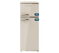 Frigorífico Dos Puertas Cecotec Bolero CoolMarket 2D Origin 215 Defrost 148,5cm 215L E Beige