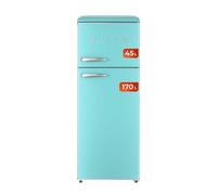 Frigorífico Dos Puertas Evvo F45BL Defrost 148,2cm 215L E Azul pastel
