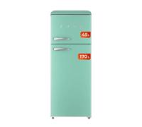 Frigorífico Dos Puertas Evvo F45G Defrost 148,5cm 215L E Turquesa