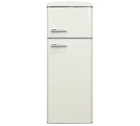 Frigorífico Dos Puertas Exquisit RKGC270-45-H-160E Defrost 146,5cm 206L E Blanco Retro