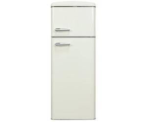 Frigorífico Dos Puertas Exquisit RKGC270-45-H-160E Defrost 146,5cm 206L E Blanco Retro