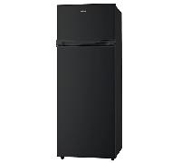 frigorifico dos puertas infiniton fg-249d14nea e alto 143 cm ancho 54 cm special black inox