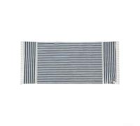 Frigorífico Exterior Poliéster para rayas Frigorífico Exterior(Blue) | para rayas // para beige, para estilo nórdico, protege contra para polvo, para fácil , 55x140cm
