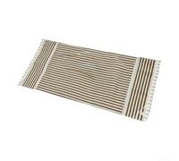 Frigorífico Exterior Poliéster para rayas Frigorífico Exterior(Coffee) | para rayas // para beige, para estilo nórdico, protege contra para polvo, para fácil , 55x140cm