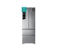 Frigorífico Hisense Puerta Francesa 485L C Plata Acero Inoxidable Pantalla LED