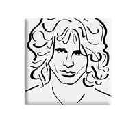 Frigorífico magnético - Músicos - 5 x 5 cm - Diseño: Jim Morrison