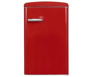 Frigorífico Mini Exquisit RKS120-V-H-160F Defrost 89,5cm 122L F Rojo Retro