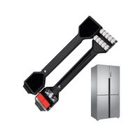 Frigorífico -Mover - Dispositivos de base ajustable - Control deslizante - Rodillos de alto rendimiento, muebles duraderos | Herramienta de soporte portátil de transporte para lavadoras