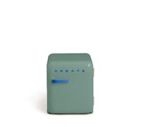 Frigorífico Retro Mini 48L Eco Diseño Compacto Estilo Vintage R600a Verde F