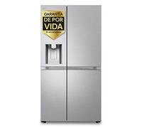 Frigorífico Side By Side | LG GSLE91MBAB.LGFLXCR, sin toma de agua, clasificación B, 623 L, serie 900, Acero texturizado antihuellas - GSLE91MBAB.LGFLXCR | LG ES