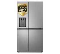 Frigorífico Side By side Serie 400, Door-In-Door, sin toma de agua, Inox antihuellas. E, 641 L - GSJC41PYPE.APYQEUR