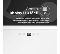 Frigorífico Una Puerta Aspes ARI82600EC No Frost 81,8cm 121L E Blanco Display LED táctil