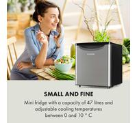 Frigorífico Yummy con congelador 45 litros 42dB Klarstein