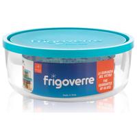 Frigoverre De Vidrio Redondo Tapa Azul Cm23 Bormioli Rocco