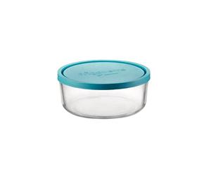 FRIGOVERRE J600103 - Recipiente Redondo 15cm.bajo T.Azul