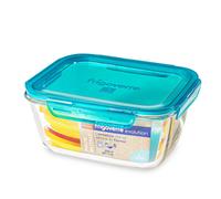 Frigoverre Rectangular Alta Evolution En Vidrio Transparente, Tapa De Plástico