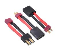 FriHobby 3 adaptadores de cable de conversión de cargador de batería RC Lipo para Traxxas Slash Rustler a T Plugs Deans con cable de silicona de 12 AWG